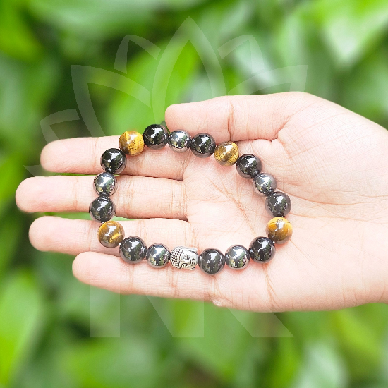 Triple Protection Bracelet For Personal Empowerment-(10mm) - Dr. Neeti Kaushik's Shop
