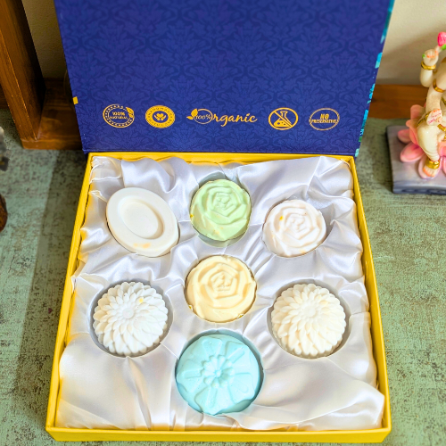 7 Chakra Soap Kit – Handmade Natural Chakra Healing Soaps - Dr. Neeti Kaushik's Shop