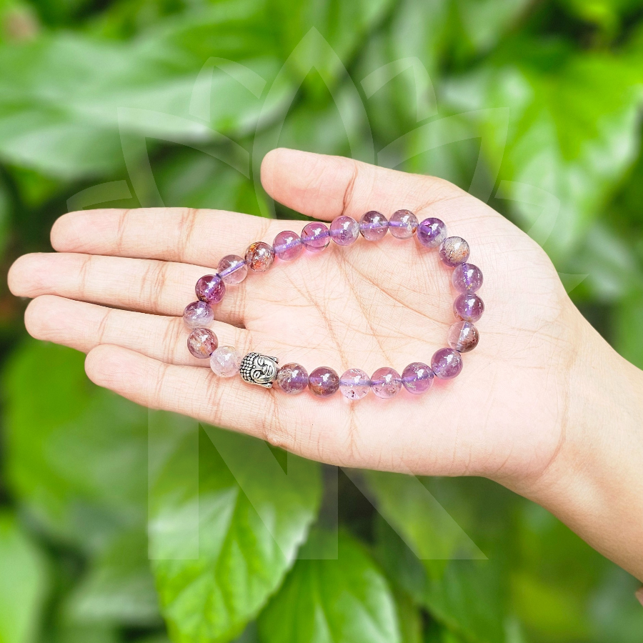 Ametrine Bracelet For Inner Balance-(8mm) - Dr. Neeti Kaushik's Shop