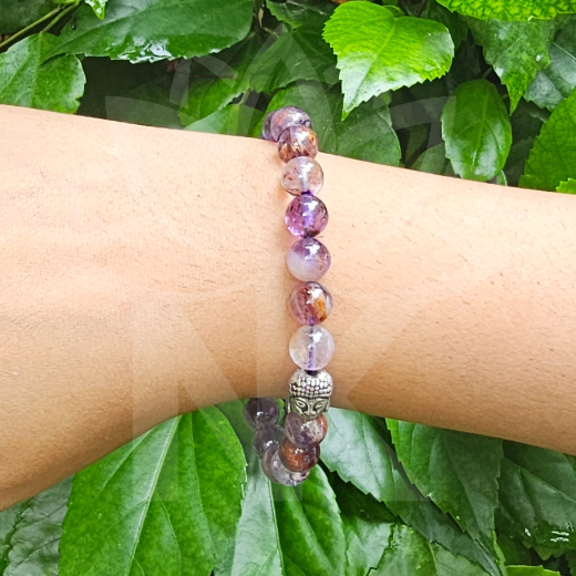 Ametrine Bracelet For Inner Balance-(8mm) - Dr. Neeti Kaushik's Shop