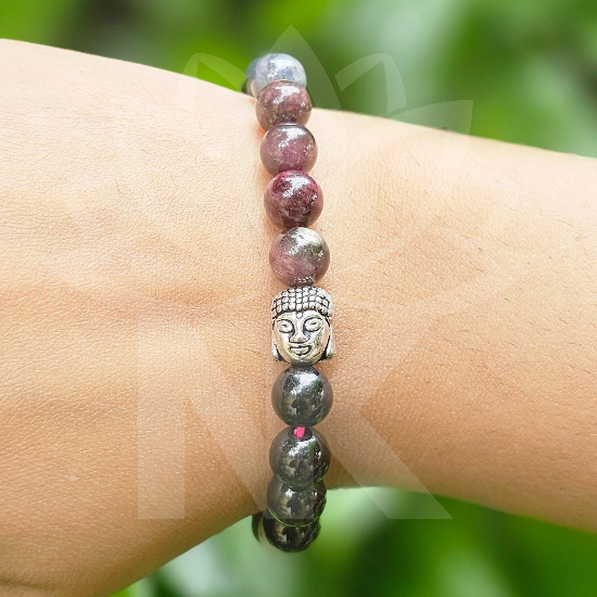 Multi Tourmaline Bracelet For Self-Confidence-10mm - Dr. Neeti Kaushik's Shop