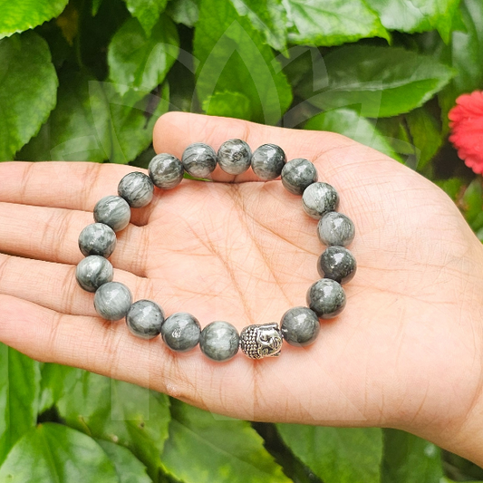 Cats Eye Bracelet For Regain Lost Wealth-(10mm) - Dr. Neeti Kaushik's Shop