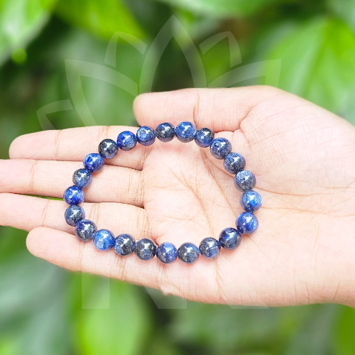 Blue Kyanite Bracelet For Intuition-(8mm) - Dr. Neeti Kaushik's Shop