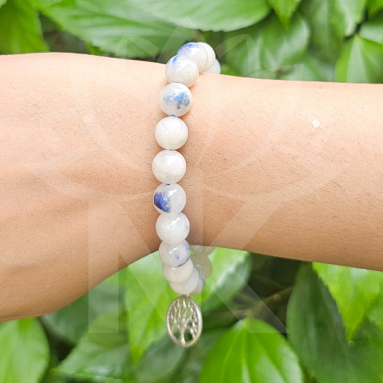 Dumortierite Bracelet For Concentration-(8mm) - Dr. Neeti Kaushik's Shop