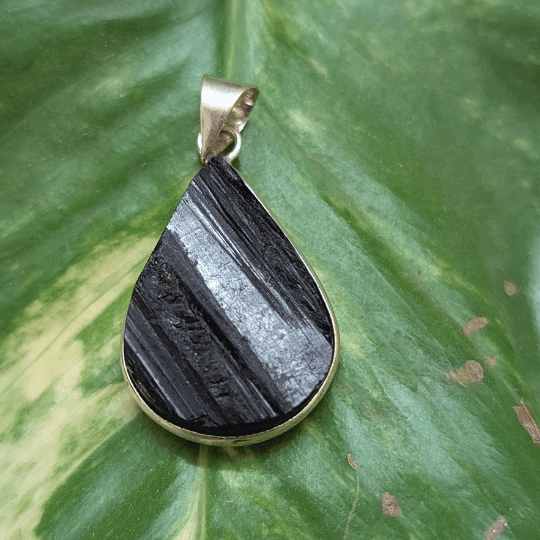 Black Tourmaline Pendant For Protection