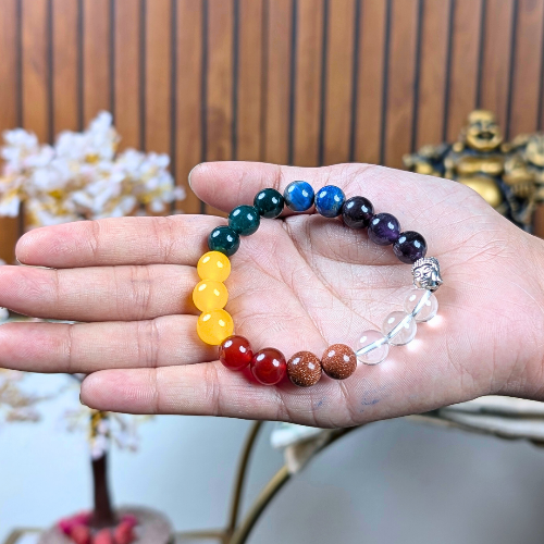 Chakra Bracelet For Stress Relief (10mm) – Neeti Kaushik's Shop