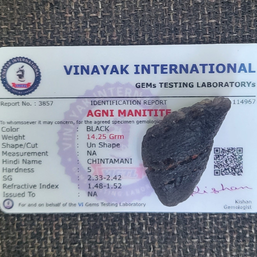 Chintamani Certified Stone To Promote Feelings of Calmness - Dr. Neeti Kaushik's Shop