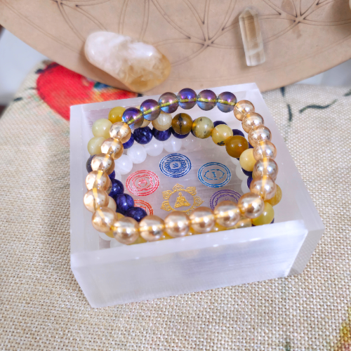 Selenite Charging Box 3 inches – Recharge Your Crystals with Ease - Dr. Neeti Kaushik's Shop