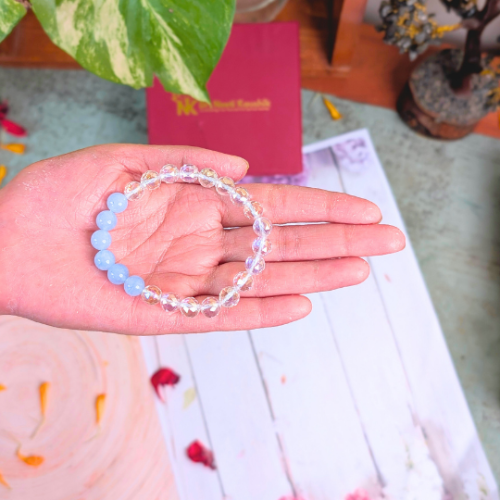 Aquarius Abundance Bracelet For 2025-(8mm) - Dr. Neeti Kaushik's Shop