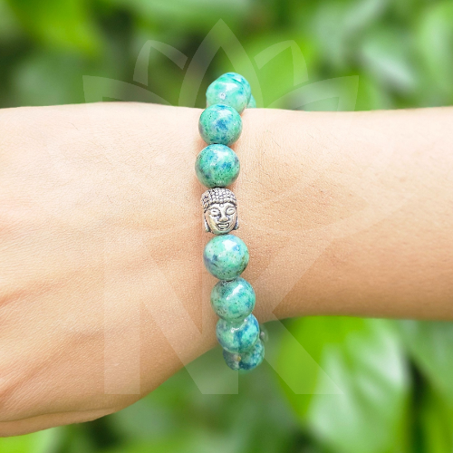 Azurite Bracelet For Mental Clarity-10mm - Dr. Neeti Kaushik's Shop