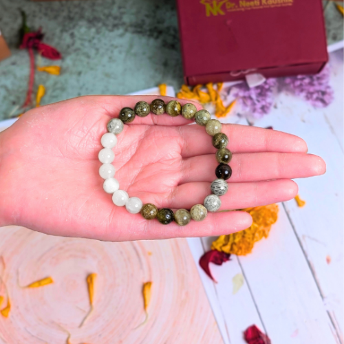 Capricorn Abundance Bracelet For 2025-(8mm) - Dr. Neeti Kaushik's Shop