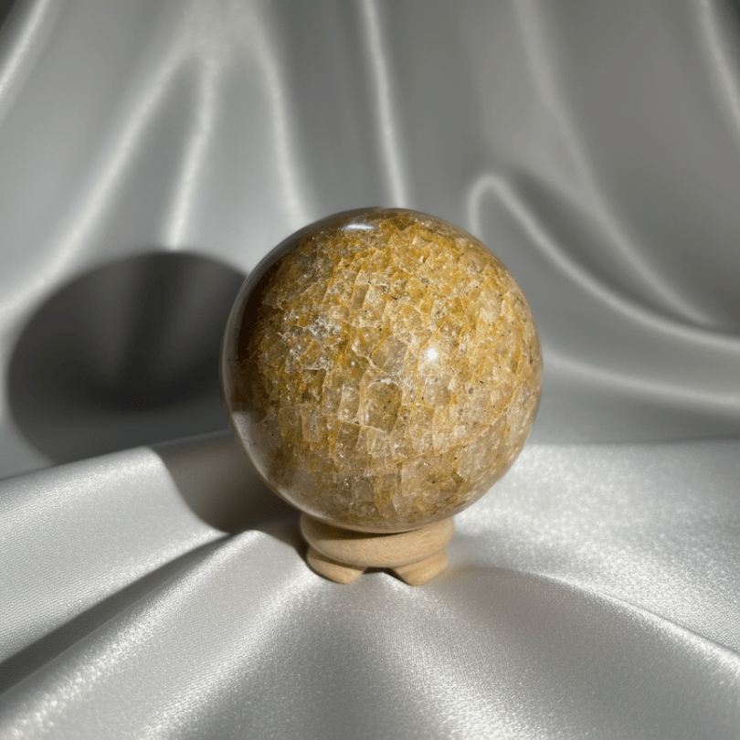 Citrine Sphere To Amplify Your Intentions and Goals