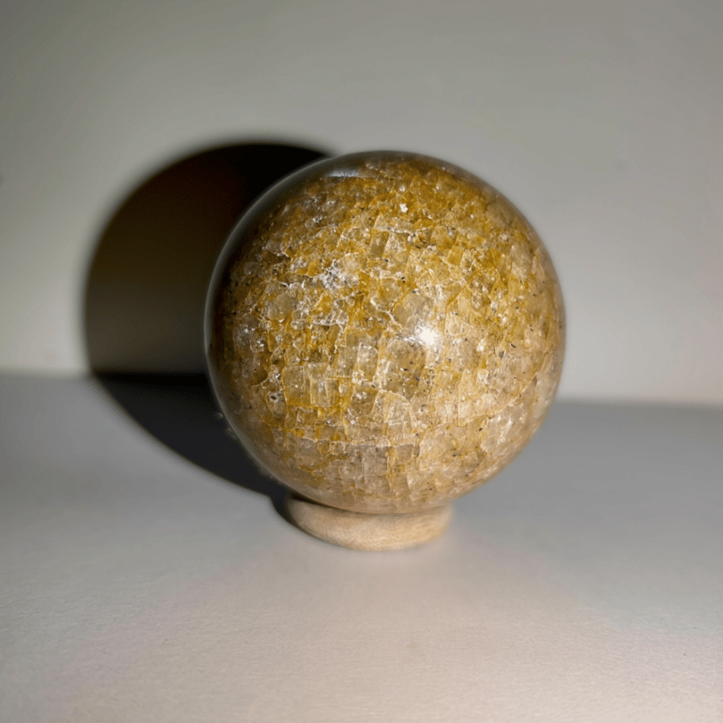 Citrine Sphere To Amplify Your Intentions and Goals