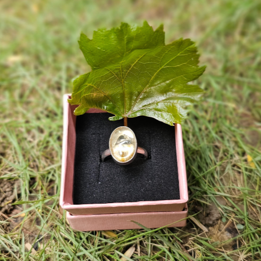 Citrine Ring For Manifest Abundance