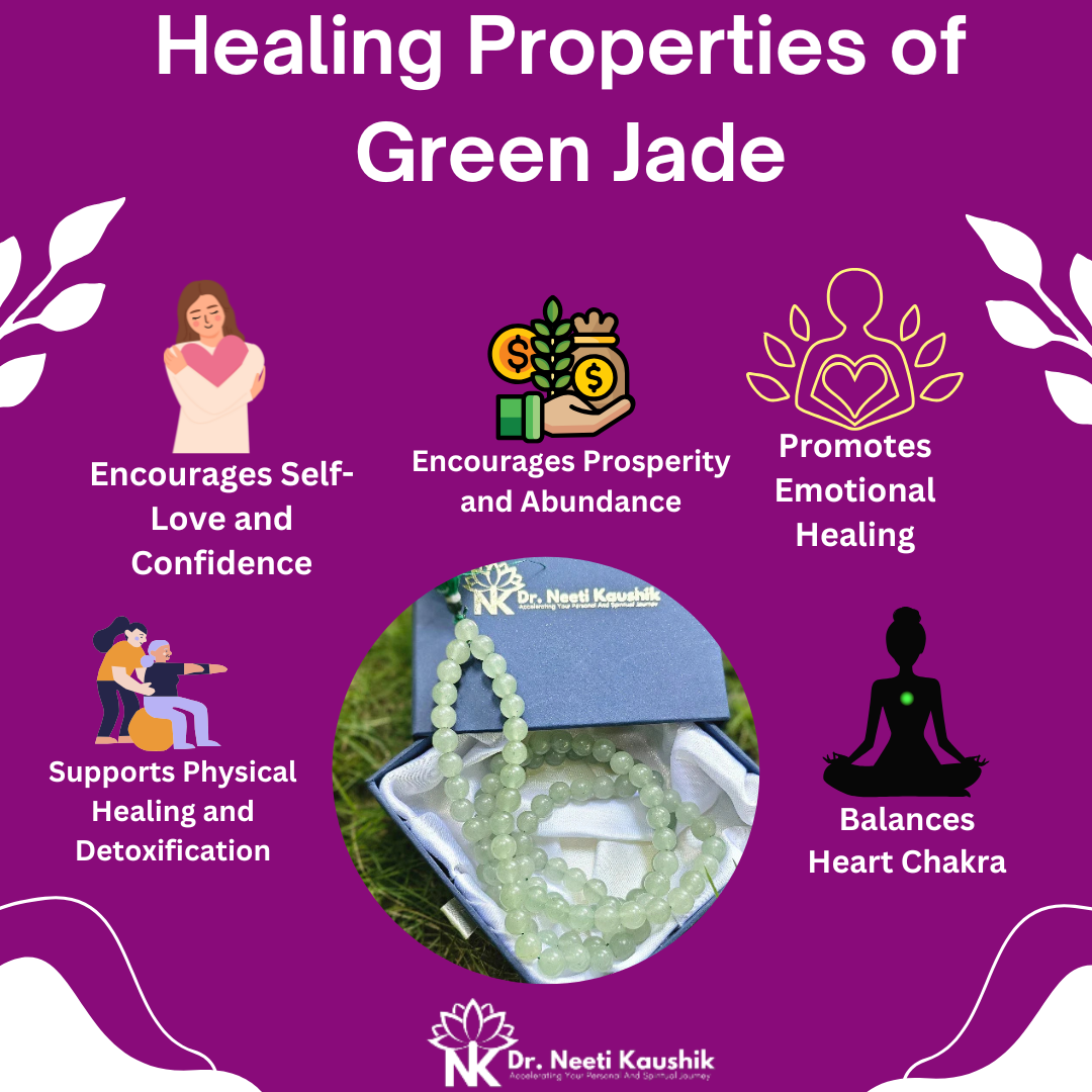 Green Jade Mala For Attract Prosperity - Dr. Neeti Kaushik's Shop