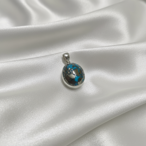 Healing Turquoise pendant for luck, confidence, and emotional balance