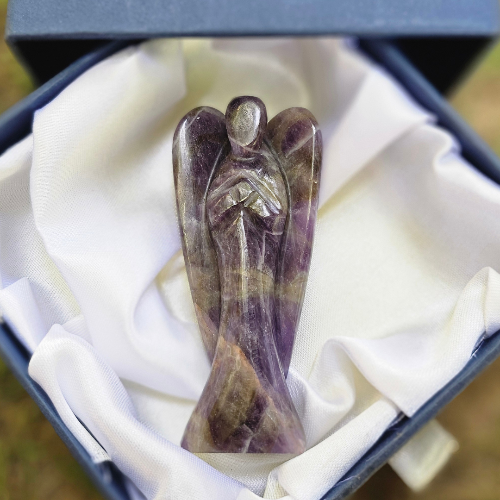 Amethyst Angel For Inner Peace (3 Inch) - Dr. Neeti Kaushik's Shop