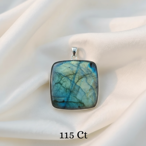 uthentic Labradorite crystal Pendant for balance and transformation