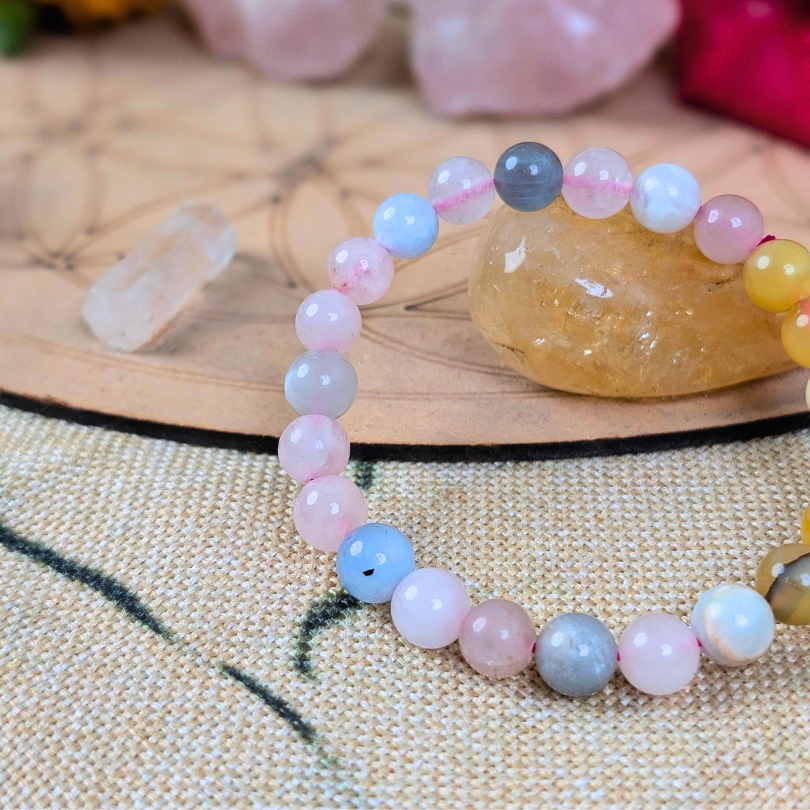 Missing Number 1 Bracelet – Lo Shu Grid Remedy for Confidence, Career & Wisdom (8mm) - Dr. Neeti Kaushik's Shop