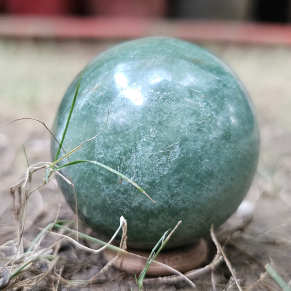 Green Aventurine Ball For Abundance - Dr. Neeti Kaushik's Shop