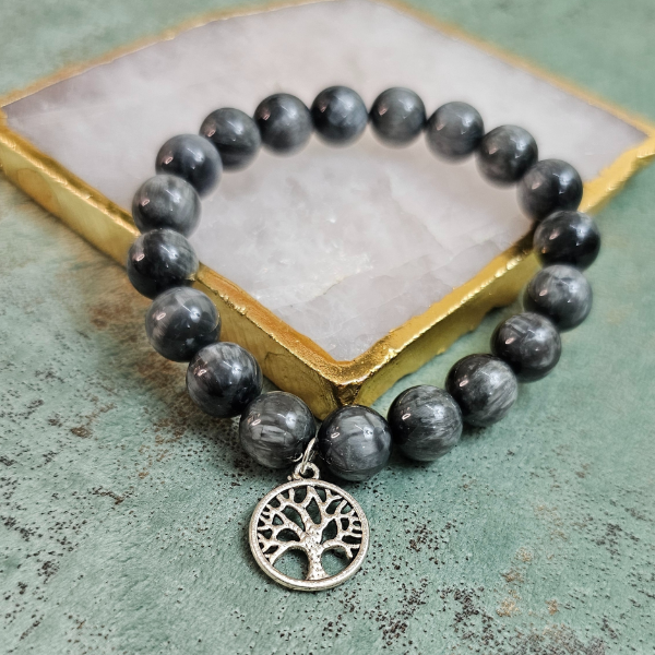 Cats Eye Bracelet For Regain Lost Wealth-(10mm) - Dr. Neeti Kaushik's Shop