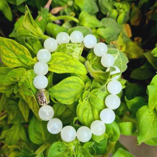 Netted outlets Moonstone Bracelet