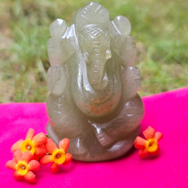 Lord Ganesh in Green Jade To Attract Wealth - Dr. Neeti Kaushik's Shop