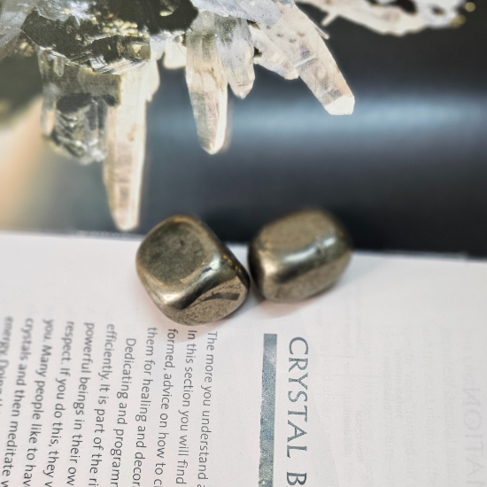 Pyrite Tumble Duo For Energy Restoration - Dr. Neeti Kaushik's Shop