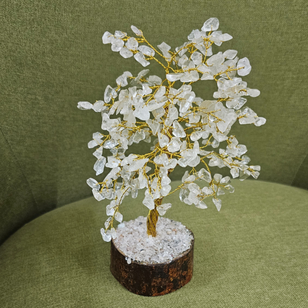 Clear Quartz Tree For Psychic Abilities - Dr. Neeti Kaushik's Shop