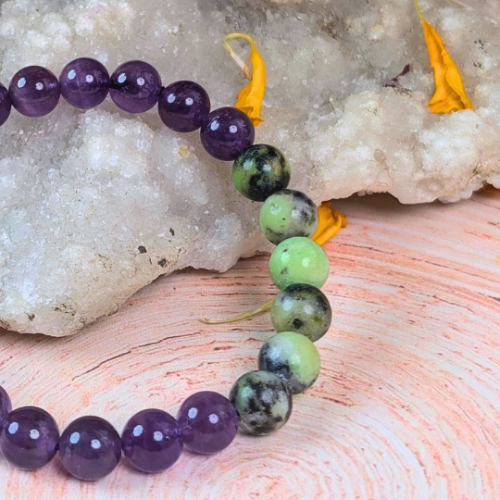 Pisces Abundance Bracelet For 2025-(8mm) - Dr. Neeti Kaushik's Shop