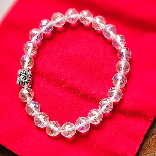 Aura Quartz Bracelet For Aura Cleansing-(8mm) - Dr. Neeti Kaushik's Shop