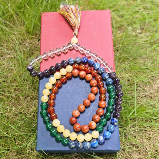 7 Chakra Mala (10mm) For Solving Love Relationship Issues - Dr. Neeti Kaushik's Shop