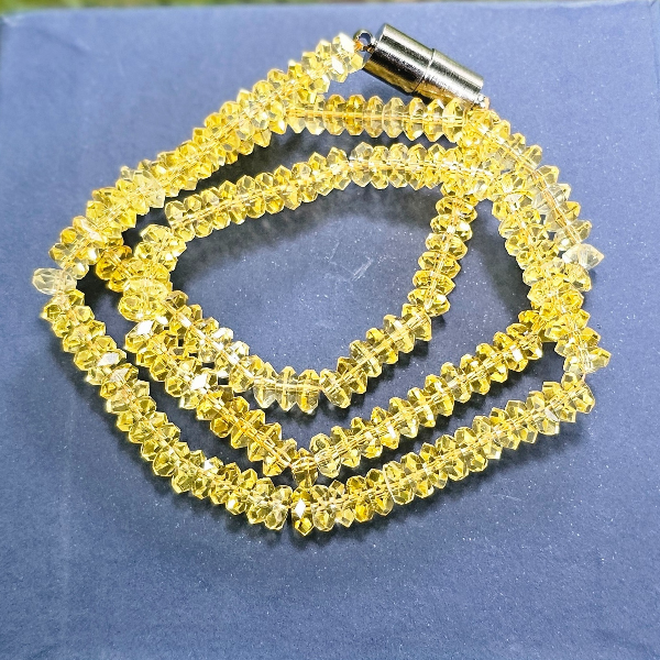 Citrine AAA Quality Mala For Attracting Prosperity