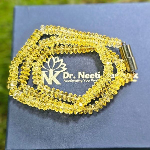 Citrine AAA Quality Mala For Attracting Prosperity