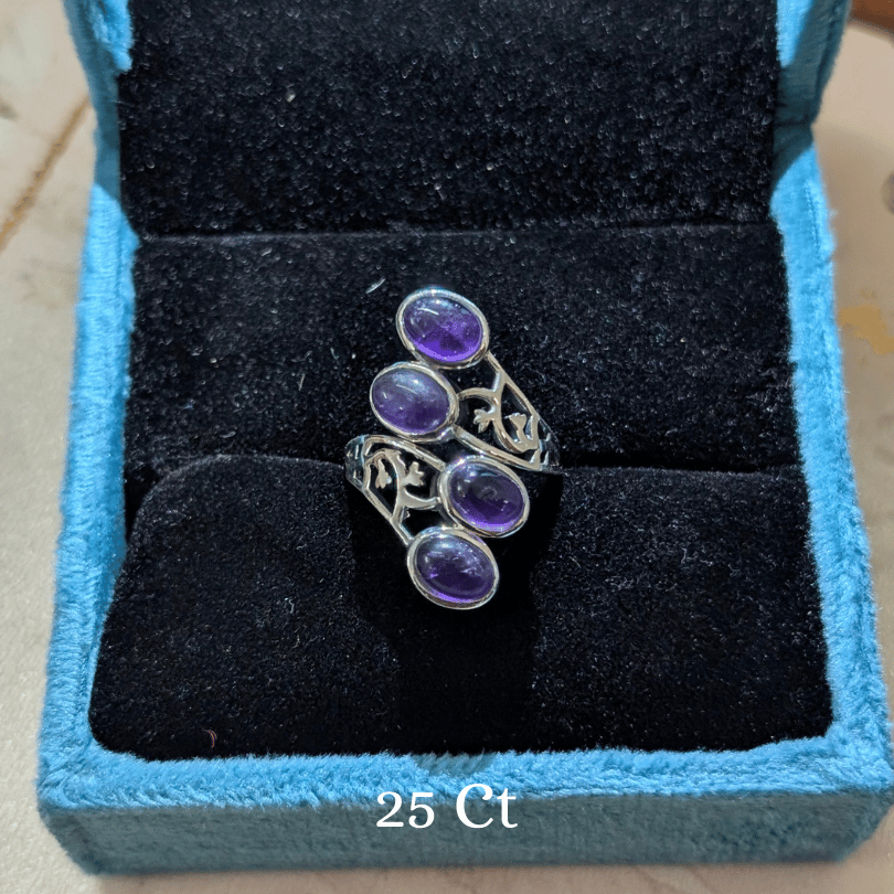 Amethyst Ring – Stone of Calm, Intuition & Spiritual Healing