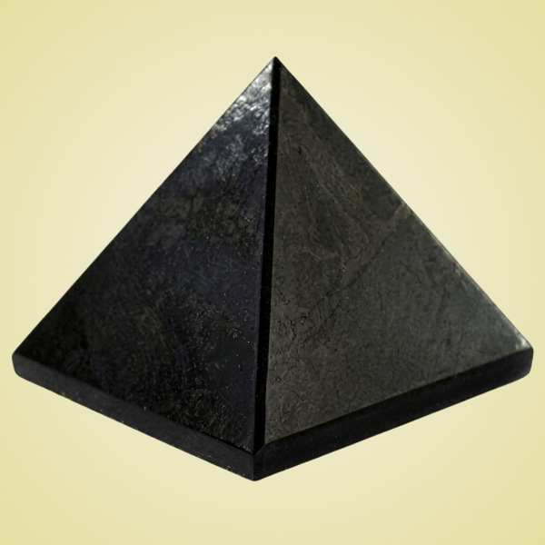 black tourmaline pyramid for protection and grounding
