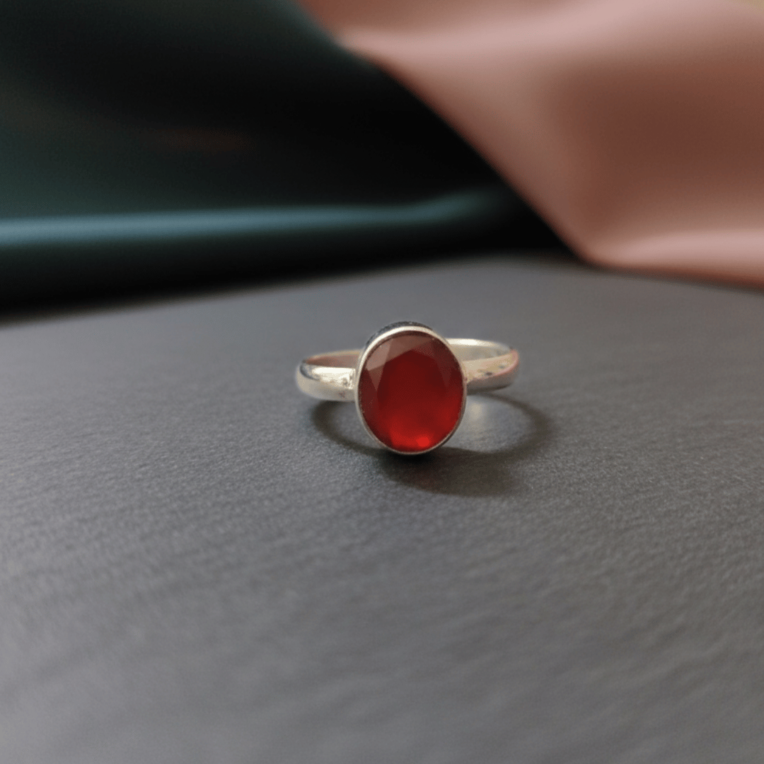 Carnelian 925 Silver Ring – For Confidence, Motivation & Creativity