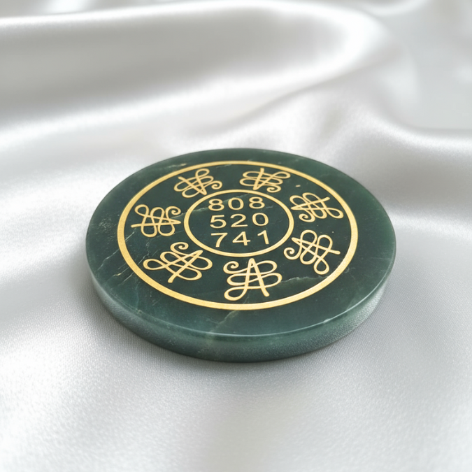 Green Aventurine Coaster For Opportunities