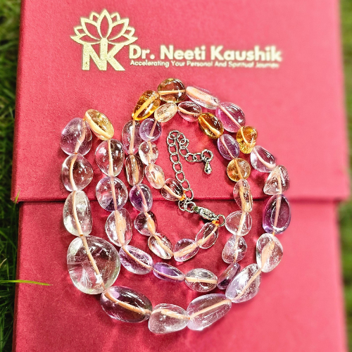 Ametrine Mala For Improving Relationships - Dr. Neeti Kaushik's Shop