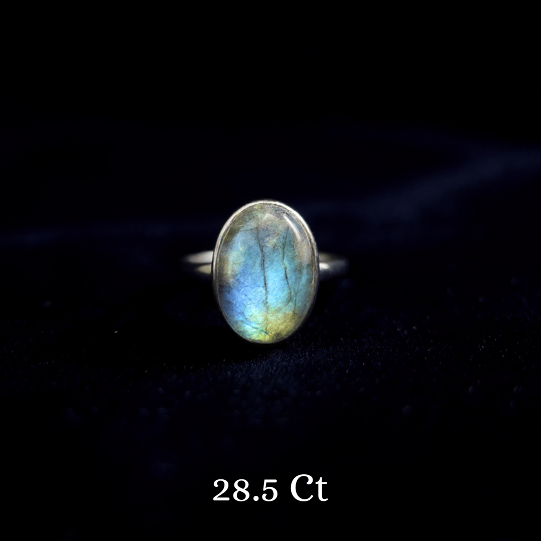 Labradorite 925 Sterling Silver Ring – Stone of Magic & Transformation