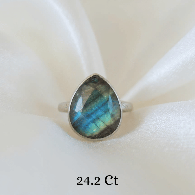 Labradorite 925 Sterling Silver Ring – Stone of Magic & Transformation