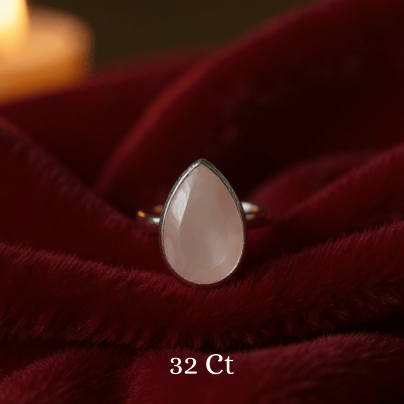 Morganite 925 Silver Ring - Love • Healing • Divine Compassion