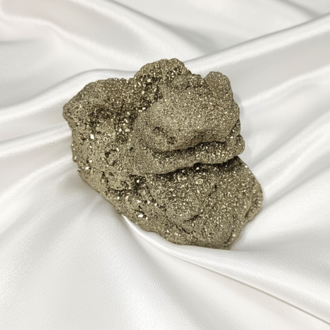 Pyrite stone for wealth, abundance, and protection