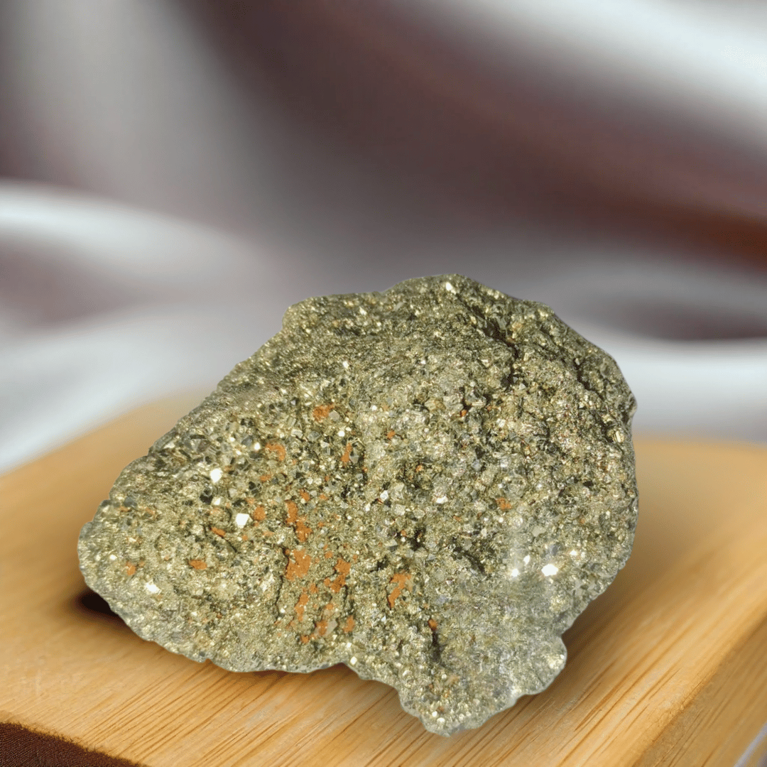Pyrite stone for wealth, abundance, and protection