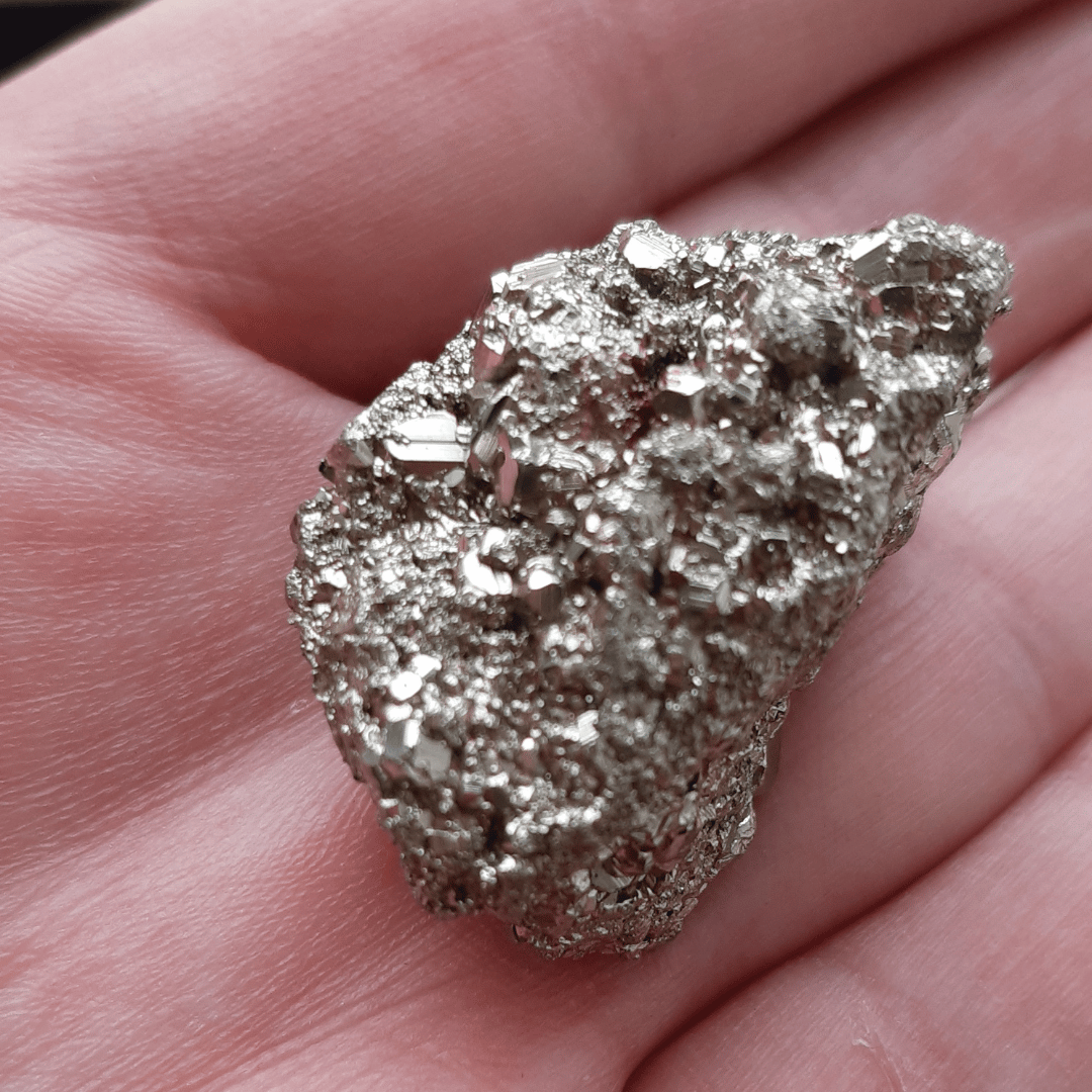 Pyrite stone for wealth, abundance, and protection