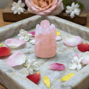 rose quartz ganesha for love and harmony