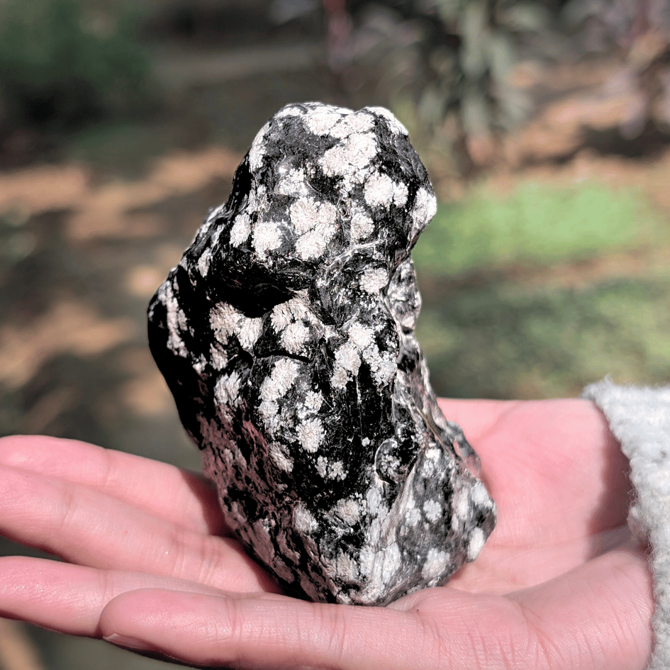 Snowflake Obsidian Natural  Crystal– Calming, Purification & Emotional Balance