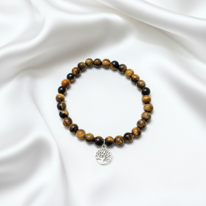 Tiger Eye bracelet for confidence, courage, and protection