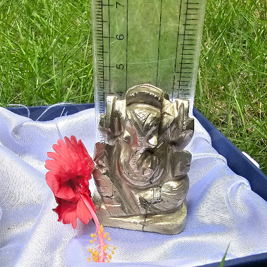 Lord Ganesha in Pyrite For Wealth Attraction - Dr. Neeti Kaushik's Shop