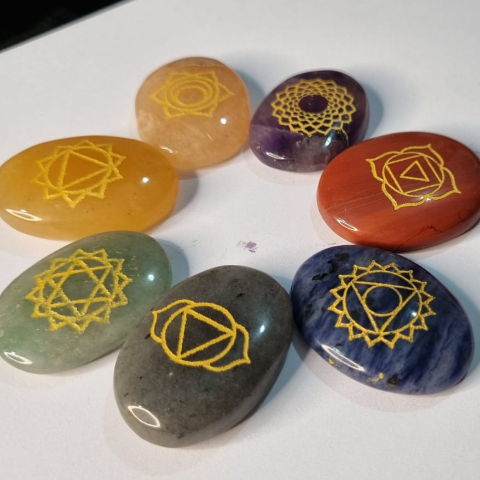 7 Chakras Tumble Set For Balance - Dr. Neeti Kaushik's Shop